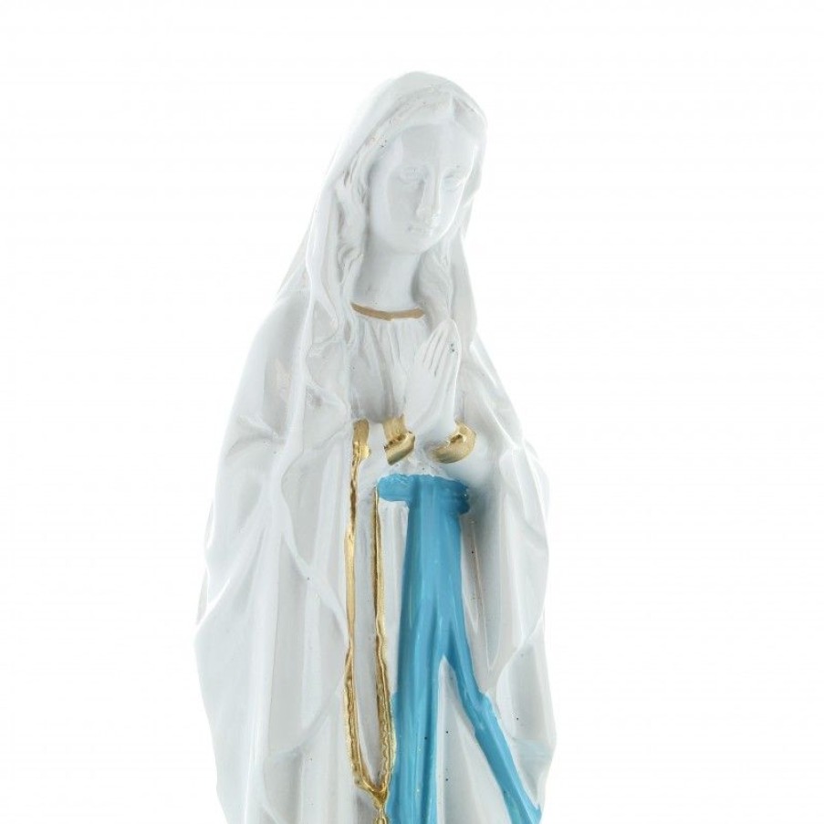 Palais du Rosaire Statue De Notre Dame De Lourdes | Statue Notre Dame De Lourdes En Resine Effet Ceramique 20Cm