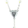 Palais du Rosaire Chapelet Argent | Chapelet De Lourdes En Cristal Swarovski Et Chaine En Argent