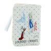 Palais du Rosaire Porte&Feuille | Porte Feuille A Zip Illustre Avec La Vierge De Lourdes