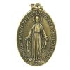 Palais du Rosaire Medaille Et Croix Metal | Medaille Miraculeuse En Metal Couleur Bronze 30Mm