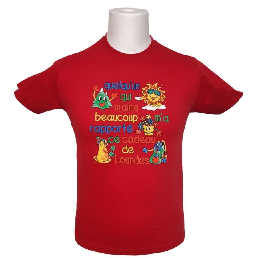 Palais du Rosaire Vetement | T-Shirt Enfant Humoristique De Lourdes