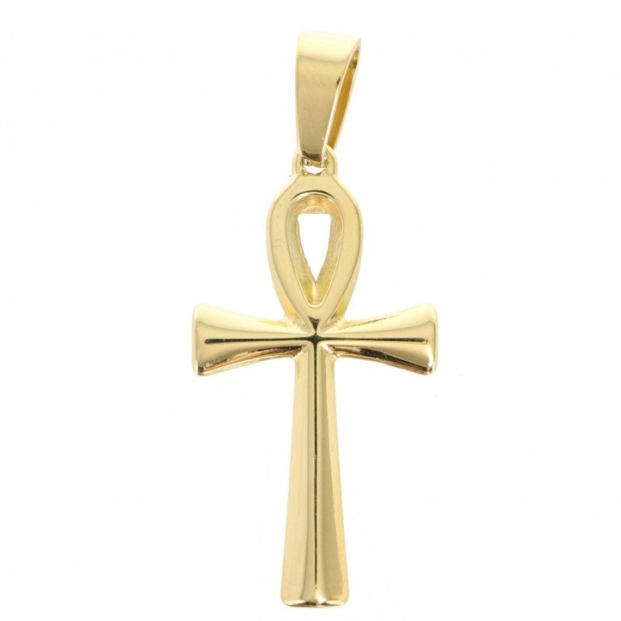 Palais du Rosaire Medaille Et Croix Metal | Croix De Vie En Metal Dore De 3Cm