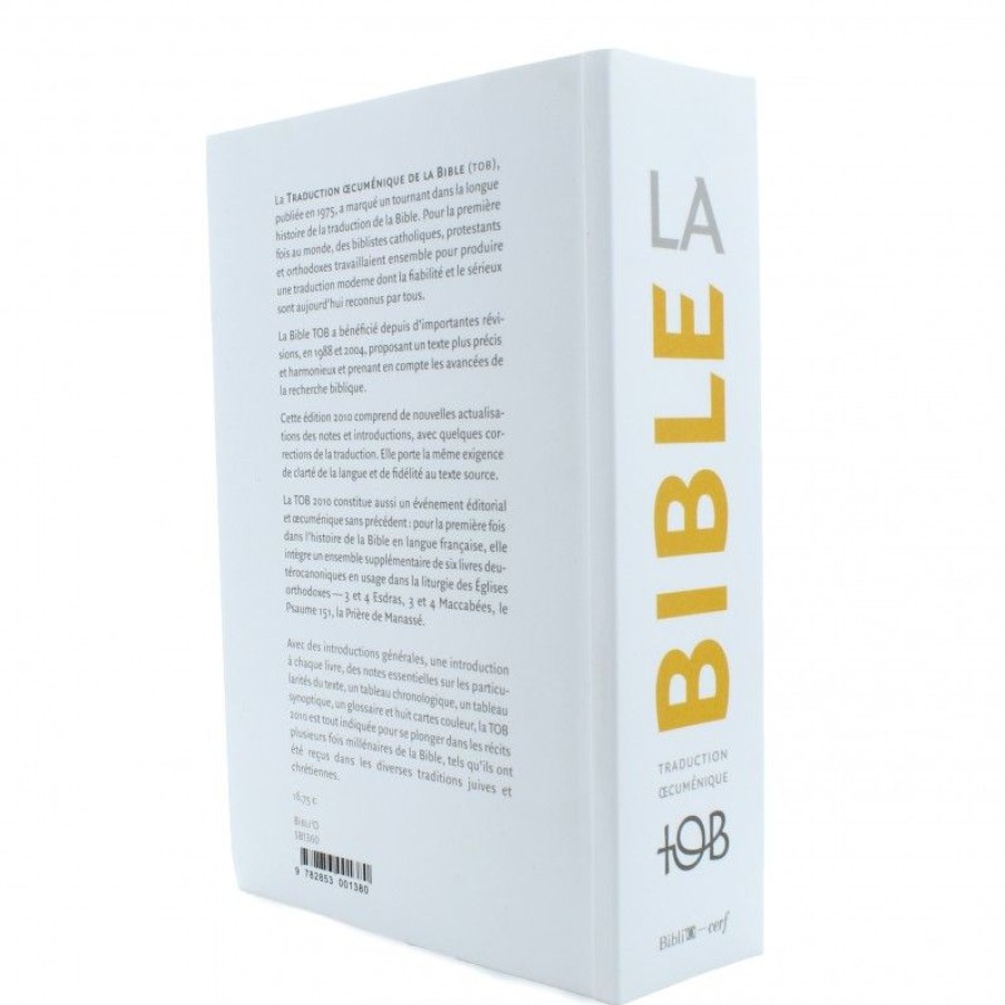 Palais du Rosaire Bible Catholique | La Bible Tob ,Traduction Oecumenique18 Cm