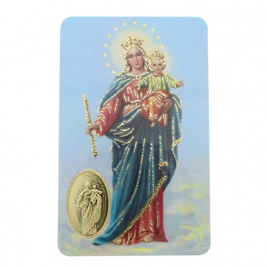 Palais du Rosaire Image Religieuse | Carte De Priere De Marie Auxiliatrice