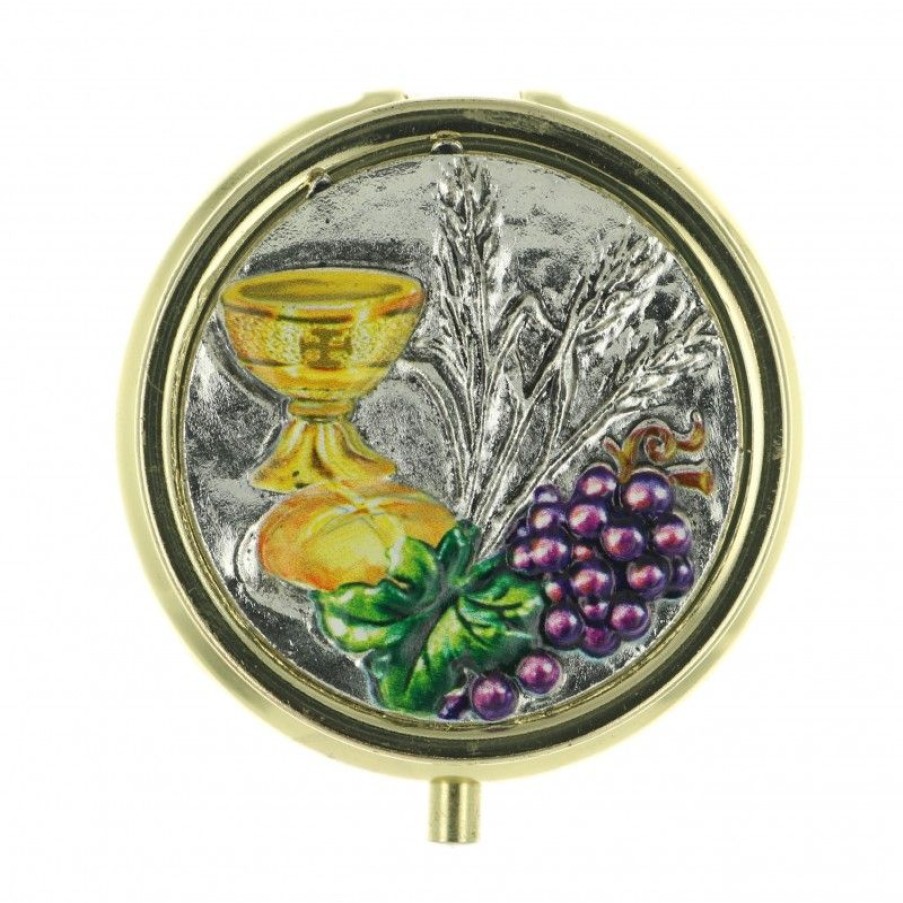 Palais du Rosaire Custode | Custode Doree Decoree D'Un Calice 4,5 Cm