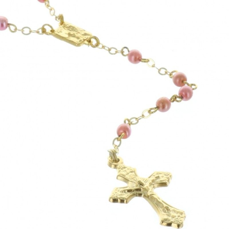 Palais du Rosaire Chapelet Resine | Chapelet De Lourdes Grains Resine Colores Et Coeur Apparition De Lourdes