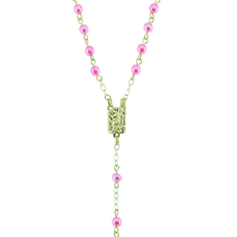 Palais du Rosaire Chapelet Resine | Chapelet De Lourdes Grains Resine Colores Et Coeur Apparition De Lourdes