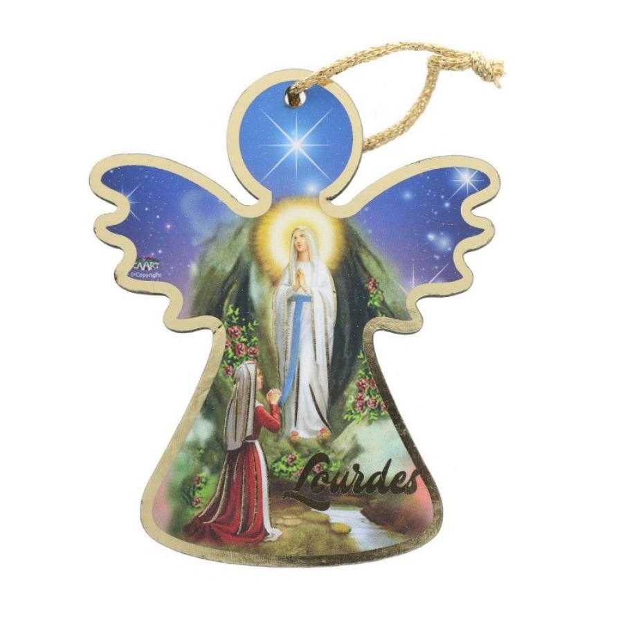 Palais du Rosaire Decoration De Noel | Pendentif D'Apparition Decoupe Ange
