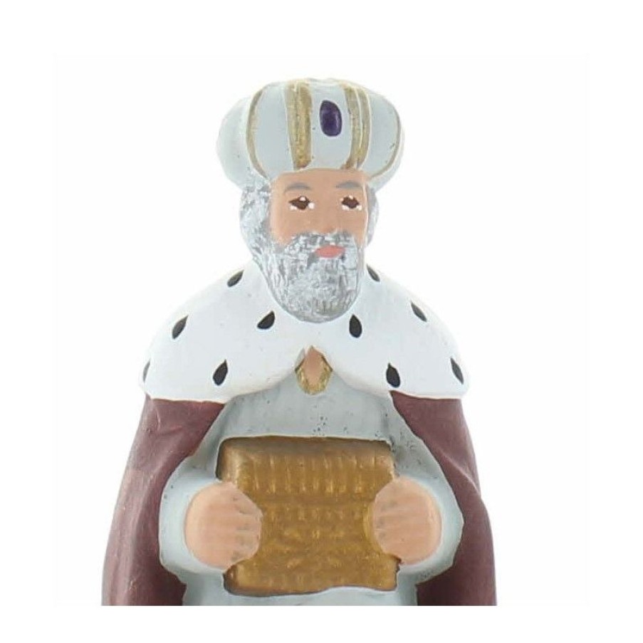 Palais du Rosaire Decoration De Noel | Melchior : Santon De Provence De 9Cm, Colore A La Main
