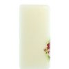 Palais du Rosaire Bougie Decorative | Bougie Lumineuse Cubique Notre Dame De Lourdes 7X7X15Cm