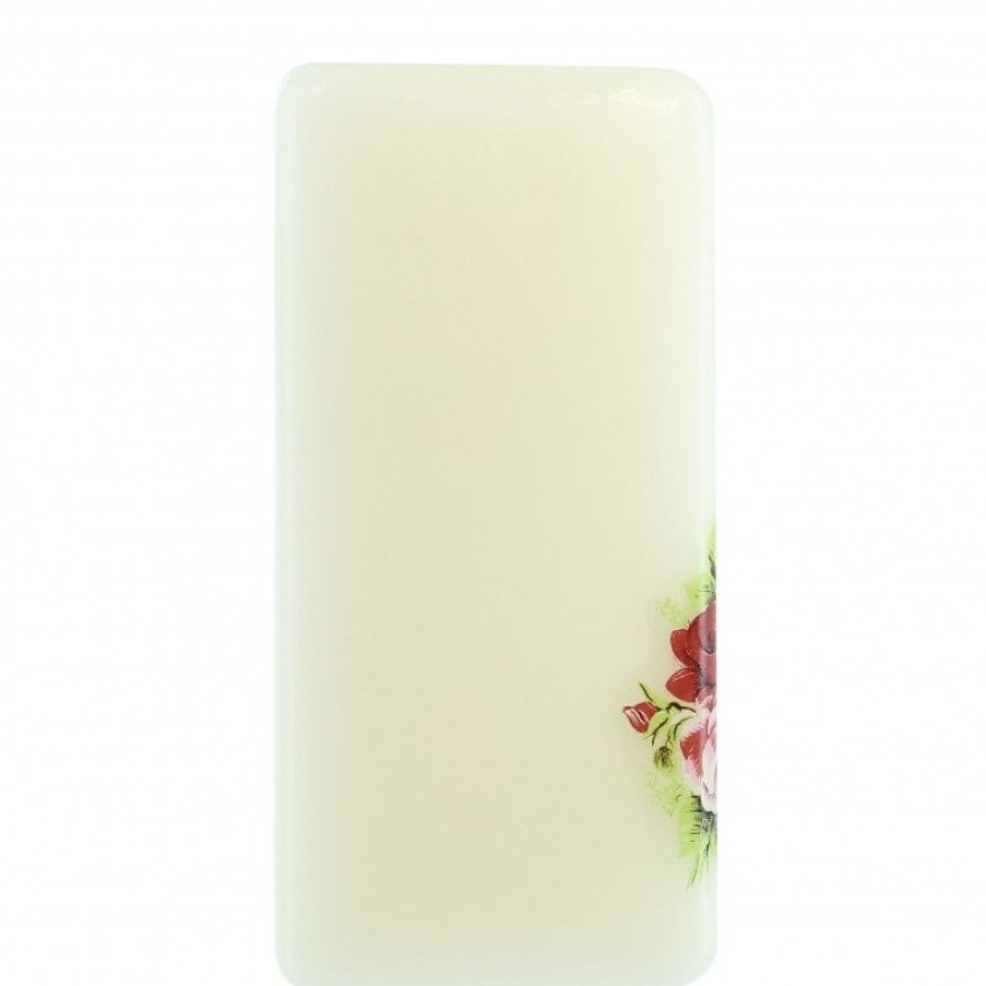 Palais du Rosaire Bougie Decorative | Bougie Lumineuse Cubique Notre Dame De Lourdes 7X7X15Cm