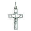 Palais du Rosaire Medaille Et Croix Argent | Pendentif Croix En Argent Contour Diamante