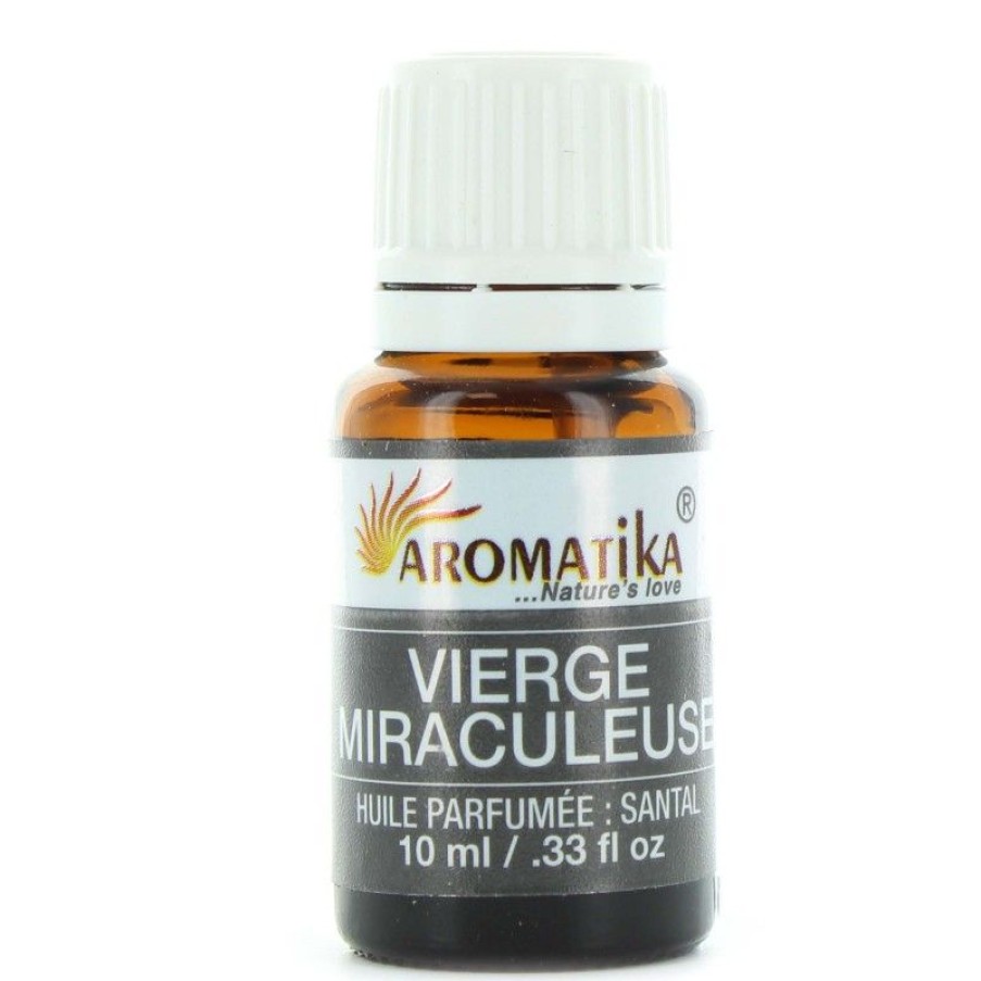 Palais du Rosaire Huile Religieuse | Huile Essentielle Religieuse Vierge Miraculeuse Parfumee Au Santal 10Ml