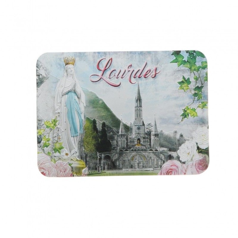 Palais du Rosaire Magnet | Magnet Double Faces Notre Dame De Lourdes Sanctuaire