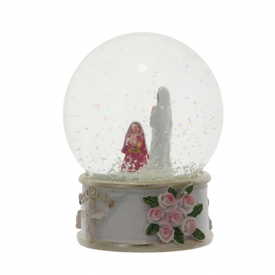 Palais du Rosaire Boule A Neige | Boule A Neige De L'Apparition De Lourdes 9 Cm