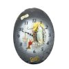 Palais du Rosaire Horloge | Pendule Musicale Ovale En Ardoise De 30 Cm