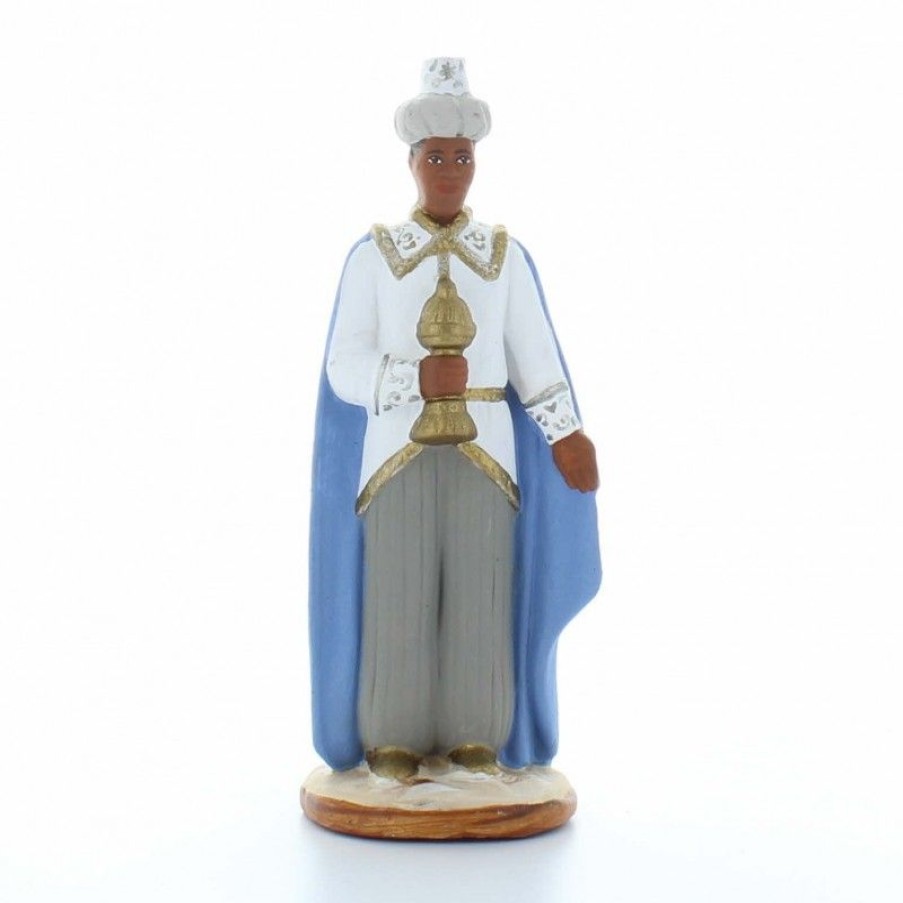 Palais du Rosaire Decoration De Noel | Balthazar : Santon De Provence De 9Cm, Colore A La Main