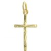 Palais du Rosaire Medaille Et Croix Plaque Or | Pendentif Croix Plaque Or Classique Avec Le Christ