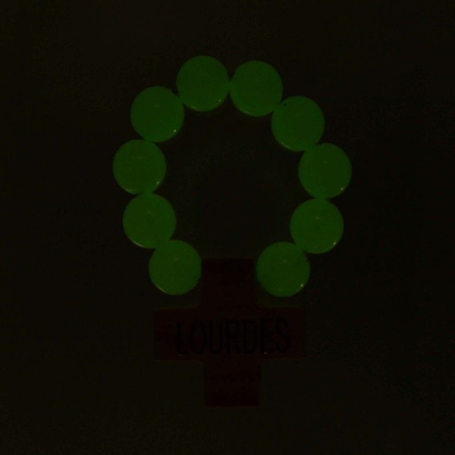 Palais du Rosaire Chapelet Dizainier | Chapelet Dizainier De Lourdes, Grains Lumineux Et Inscription Lourdes