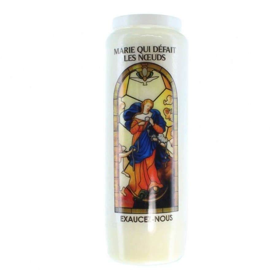 Palais du Rosaire Bougie Neuvaine | Neuvaine De Marie Qui Defait Les Noeuds Avec Prieres