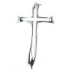Palais du Rosaire Crucifix Metal | Croix Ajouree Argente De 40 Cm