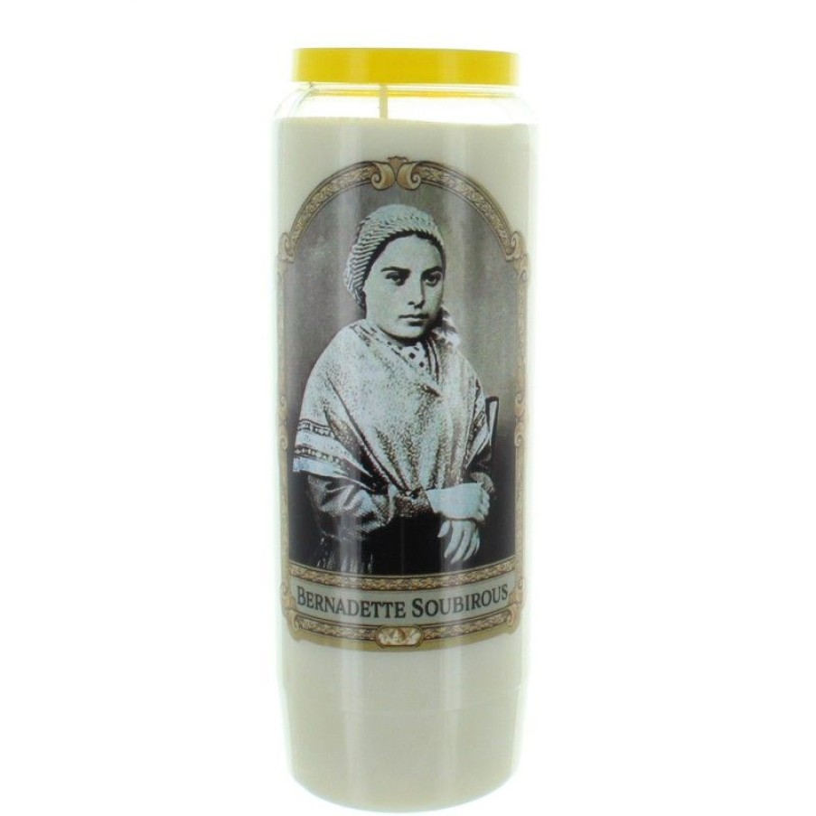 Palais du Rosaire Bougie Neuvaine | Lot De 20 Bougies De Neuvaine De Sainte Bernadette 17,5Cm