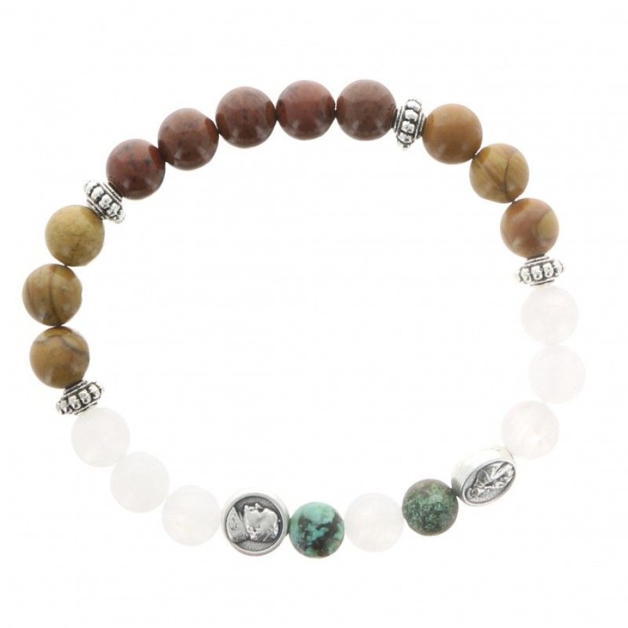 Palais du Rosaire Bracelet Fantaisie | Bracelet De Saint Antoine En Pierres Semi Precieuses