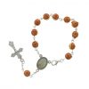 Palais du Rosaire Chapelet Dizainier | Chapelet Dizainier Grain Rose Coeur Apparition De Lourdes