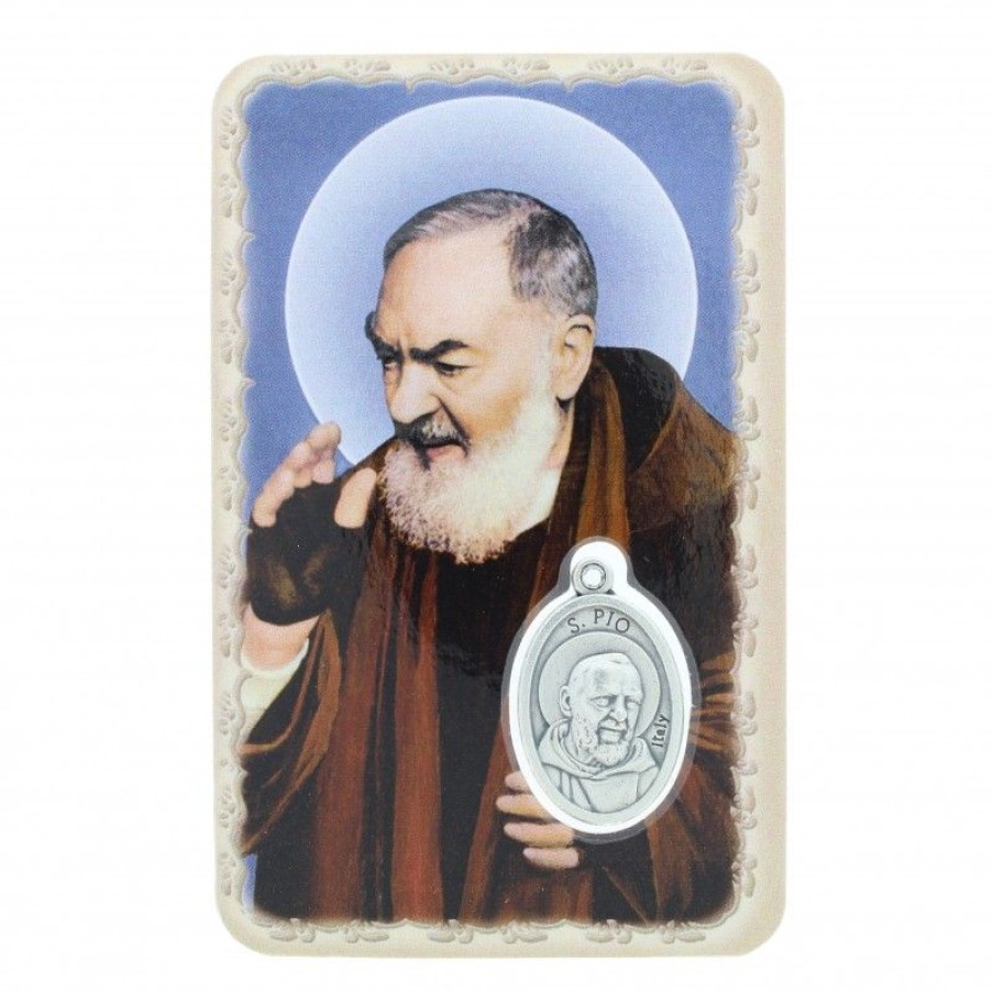 Palais du Rosaire Image Religieuse | Images Religieuse De Padre Pio Avec Une Medaille