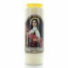 Palais du Rosaire Bougie Neuvaine | Lot De 20 Bougies Neuvaine Sainte Therese 17,5 Cm