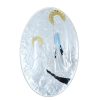 Palais du Rosaire Cadre Religieux | Cadre Religieux Ovale Apparition De Lourdes Doree Colore 22 X 33 Cm