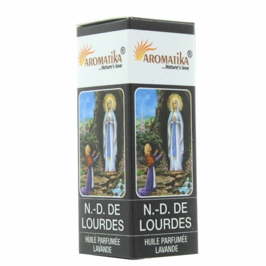 Palais du Rosaire Huile Religieuse | Huile Essentielle Religieuse Notre Dame De Lourdes, A La Lavande 10Ml