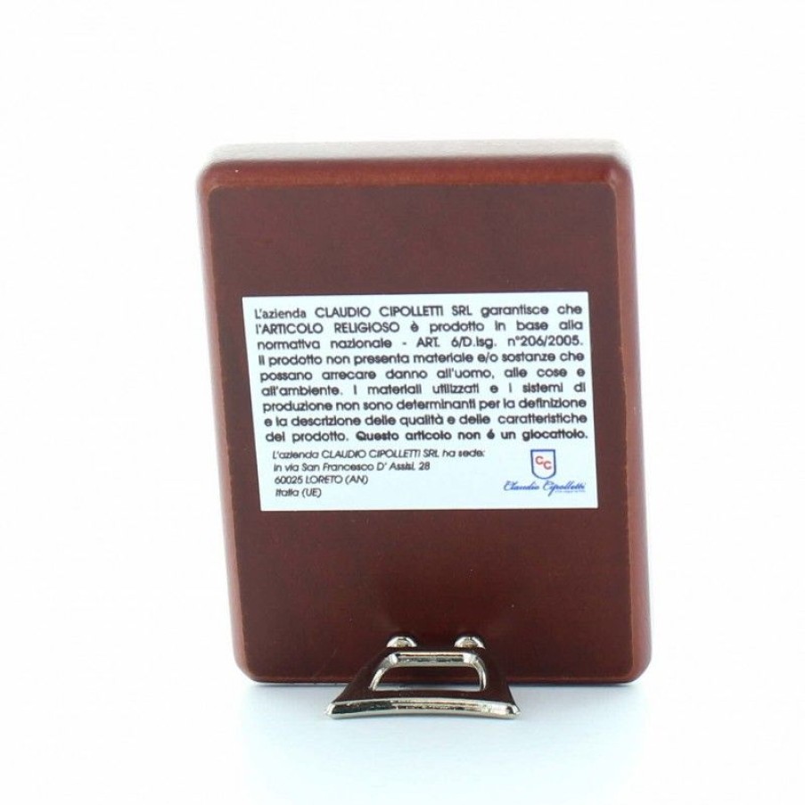 Palais du Rosaire Cadre Religieux | Cadre De Saint Michel En Metal Argente Et Dore 5X7 Cm