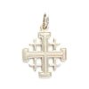 Palais du Rosaire Medaille Et Croix Argent | Croix De Jerusalem En Argent 14Mm