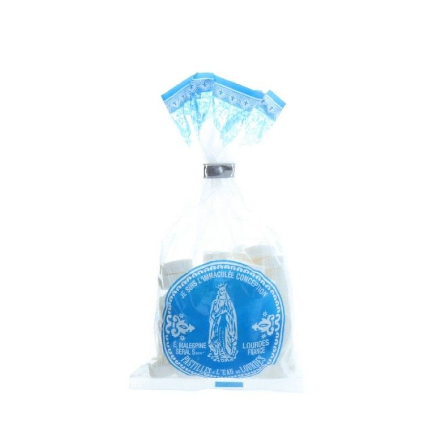 Palais du Rosaire Pastille Menthe A L'Eau De Lourdes | Pastilles Menthe A L'Eau De Lourdes Sachet De 130G