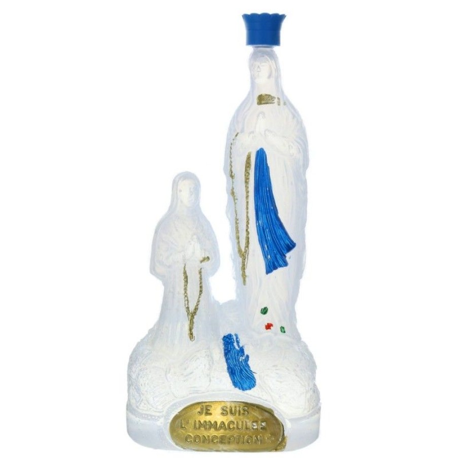 Palais du Rosaire Bouteille Eau De Lourdes | Bouteille Plastique De L'Apparition De Lourdes Avec 240Ml D'Eau De Lourdes