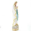 Palais du Rosaire Statue De Notre Dame De Lourdes | Statue Notre Dame De Lourdes En Resine Coloree Avec Paillettes Dorees 30Cm