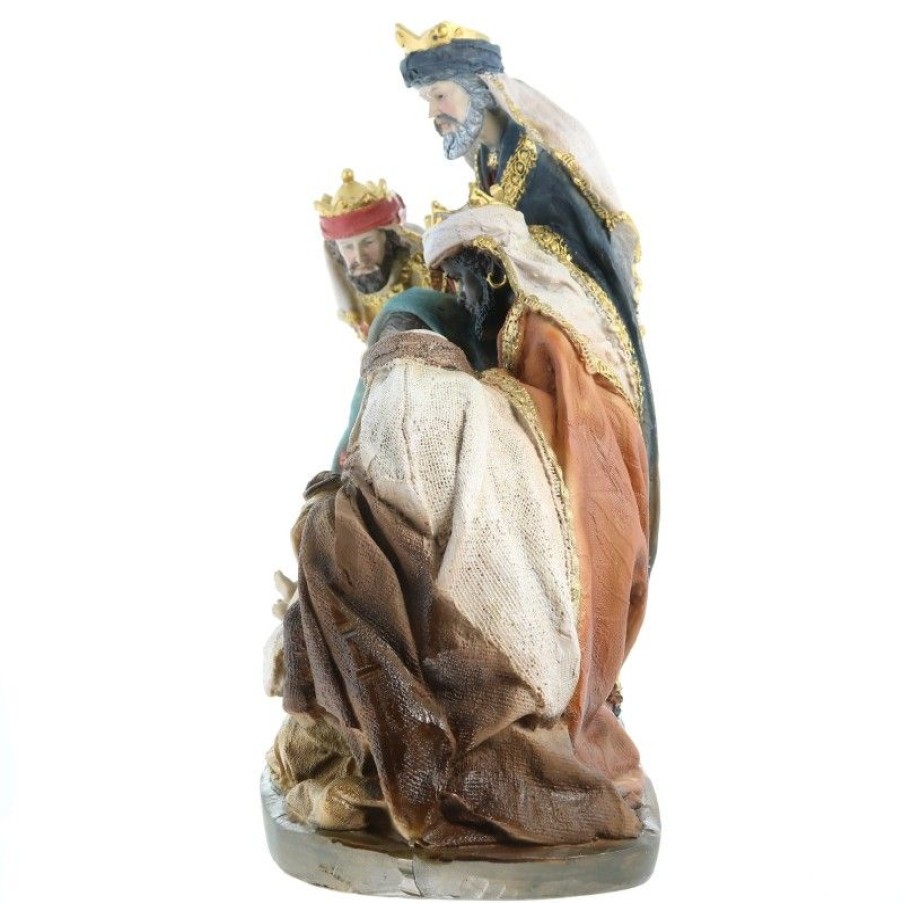 Palais du Rosaire Creche | Creche Avec Les Rois Mages De 26Cm