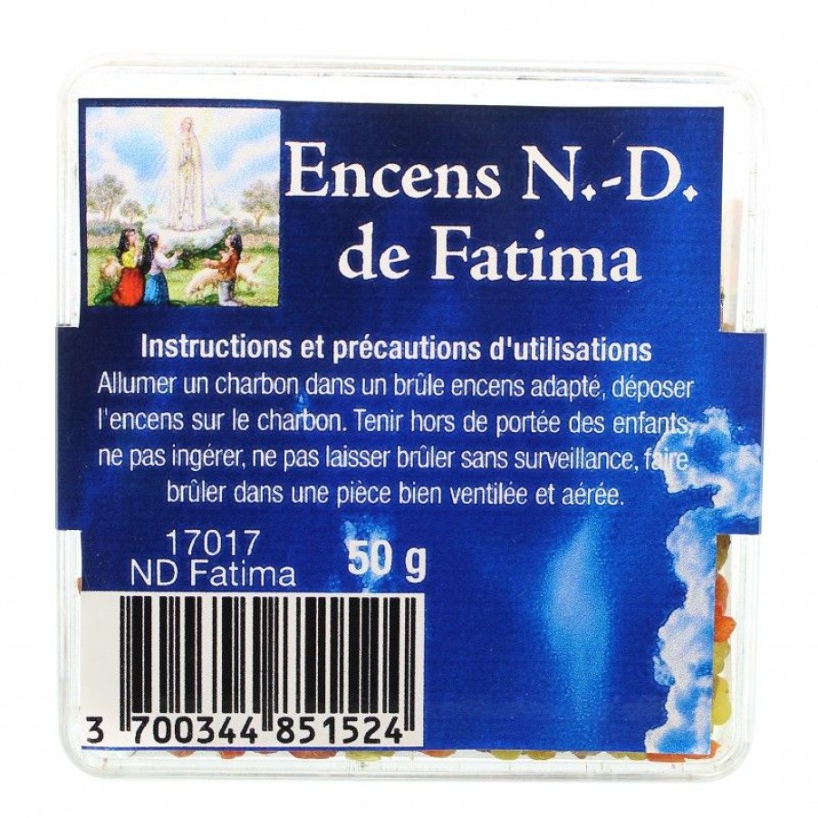 Palais du Rosaire Encens En Grains | Encens En Grains De Notre Dame De Fatima De 50G