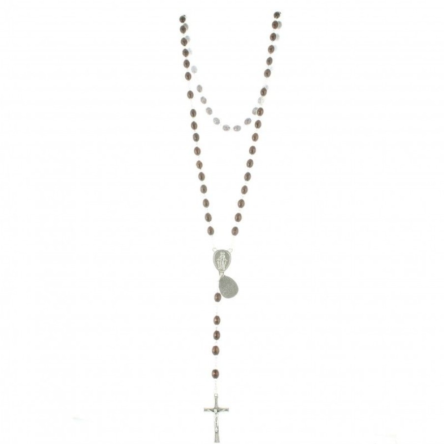 Palais du Rosaire Chapelet Bois | Chapelet Pour Defunts En Bois Avec Coeur Ouvrant