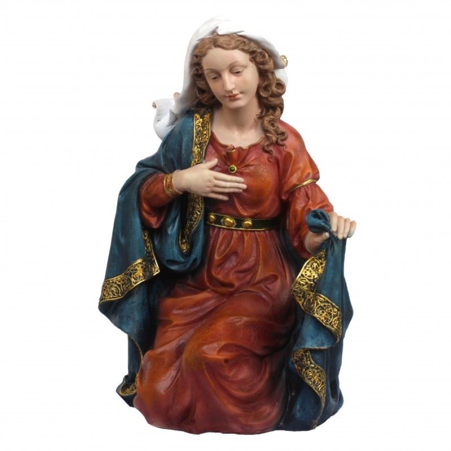 Palais du Rosaire Creche | Tres Grande Creche 11 Sujets Realiste De 110 Cm En Resine