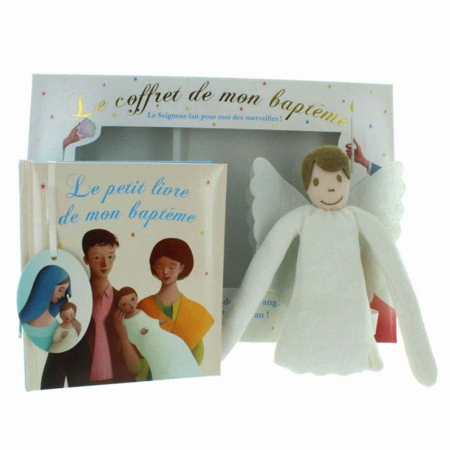 Palais du Rosaire Bapteme | Coffret De Bapteme Avec 3 Objets Religieux