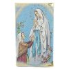Palais du Rosaire Livre De Priere | Bloc Notes Notre Dame De Lourdes Avec Couverture En Tissu Brode De Fil Dore