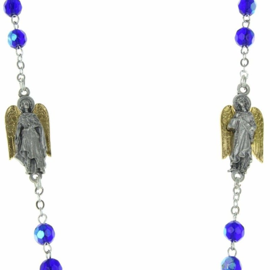 Palais du Rosaire Chapelet Verre | Chapelet Des Archanges Avec Une Notice Explicative