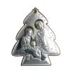 Palais du Rosaire Cadre Religieux | Cadre De La Sainte Famille En Forme De Sapin Argente 10Cm