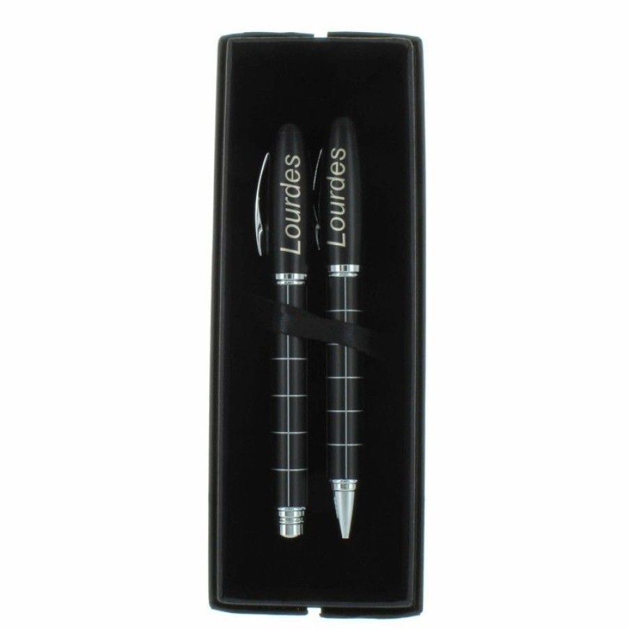 Palais du Rosaire Stylo | Coffret De 2 Stylos De Lourdes