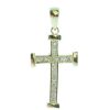 Palais du Rosaire Medaille Et Croix Plaque Or | Pendentif Croix Plaque Or Avec Brillants