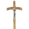 Palais du Rosaire Crucifix Bois | Crucifix Croix Pastorale En Bois D'Olivier 22Cm