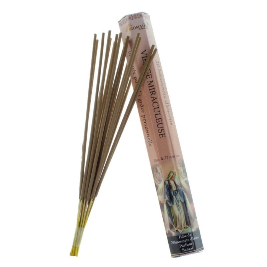 Palais du Rosaire Encens En Batonnets | Encens Religieux Vierge Miraculeuse 20 Batonnets