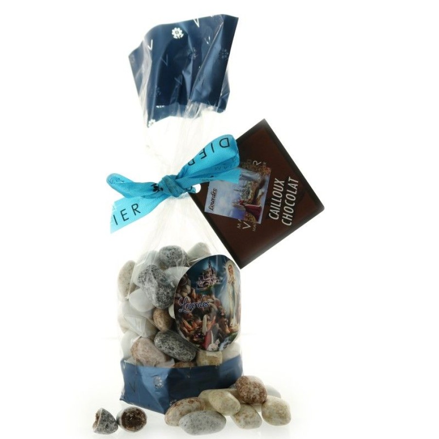 Palais du Rosaire Saveur Pyreneenne Et Regionale | Bonbons Cailloux Des Pyrenees Au Chocolat 250G